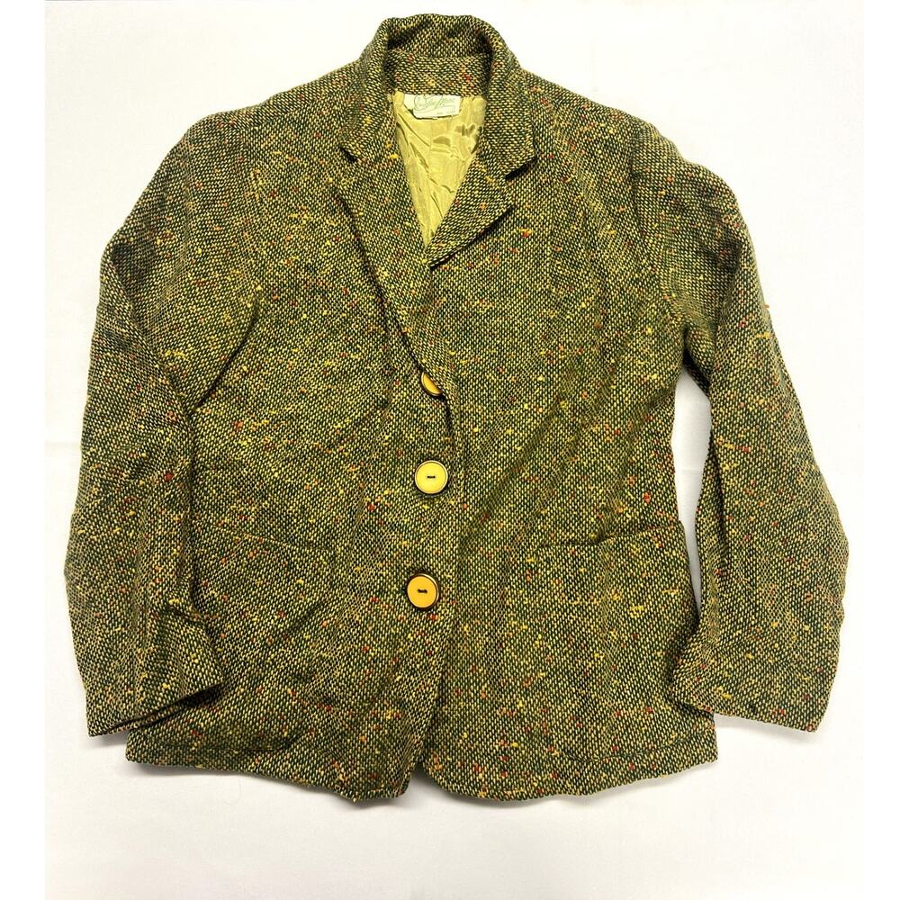 Vintage Douglas Marc Women's Size 9/10 Tailored Statement Blazer Union Made Tag